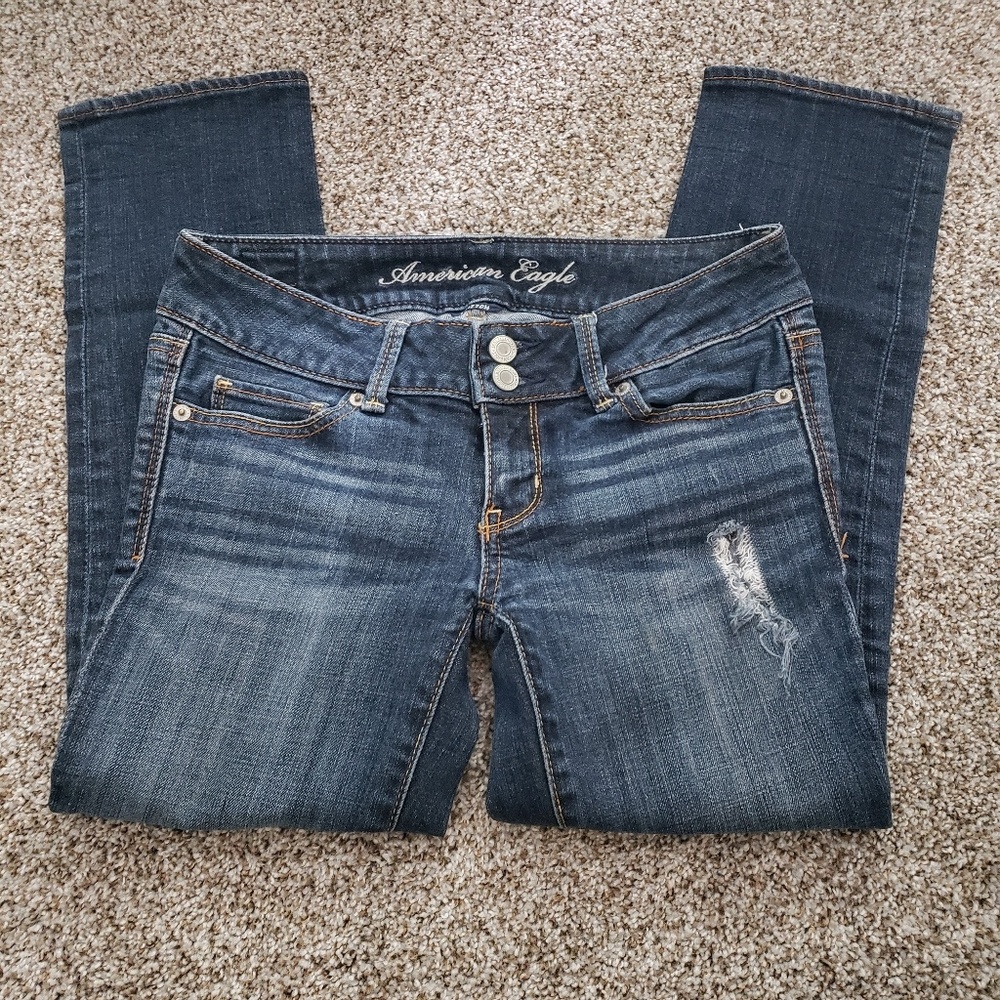 American Eagle Jean Capri "Artist" 2